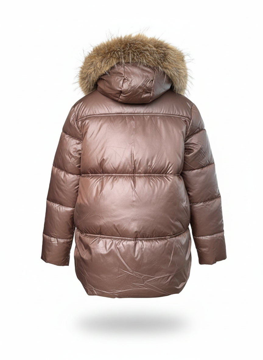 Bear Quilted Down Jacket